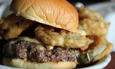 Fried Pickle Burger